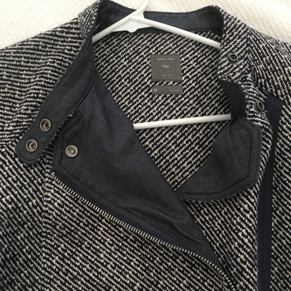 Gap Moto wool jacket twill - medium - Picture 3 of 3
